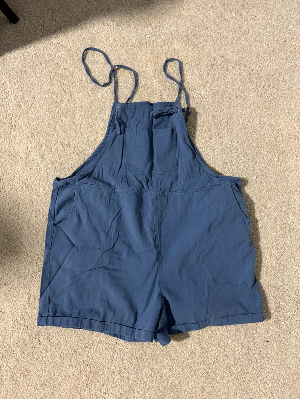Blue Shortalls Overalls - Casual One-Piece